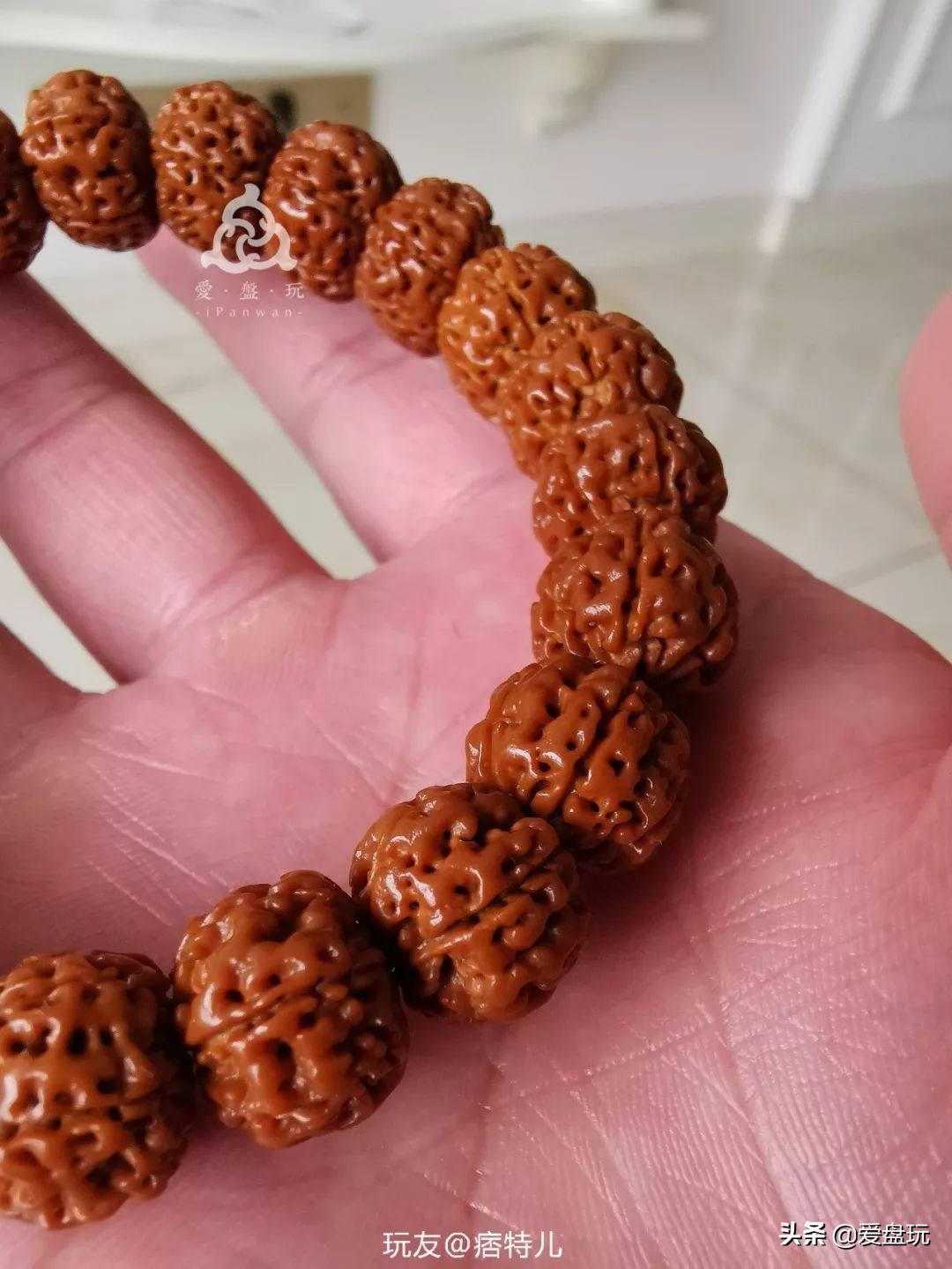 纯手盘完全玉化的金刚,纯手捻金刚菩提