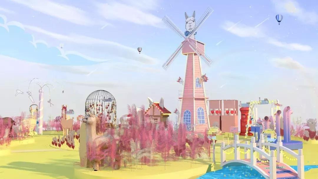 少女心爆炸,千只萌驼空降大坂田,领10000份羊驼潮趣礼品