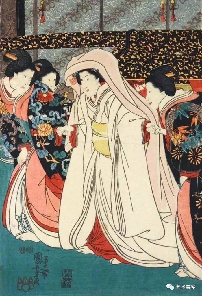 歌川国芳浮世绘中的源氏物语,西方美术史的画家