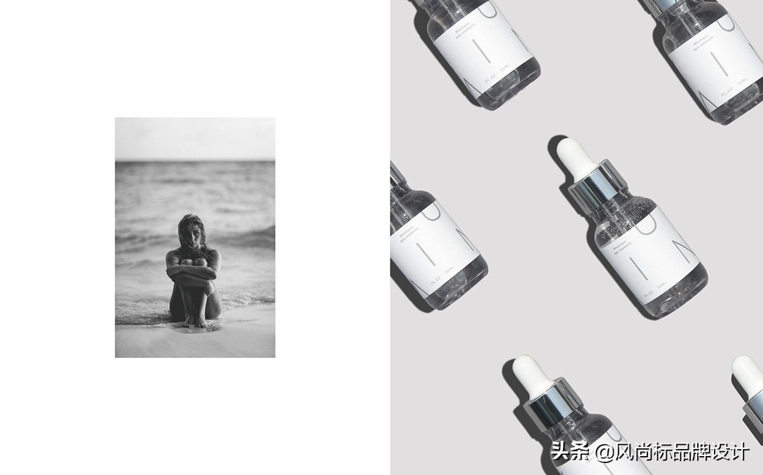 “kaiun”天然温泉水制成的化妆品品牌设计分享