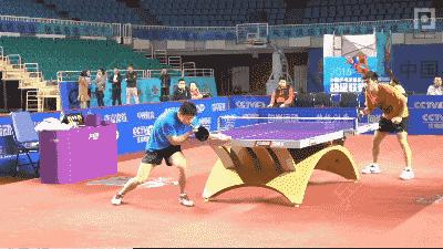 教你几招打高球又稳又狠,发平高球慢动作教学