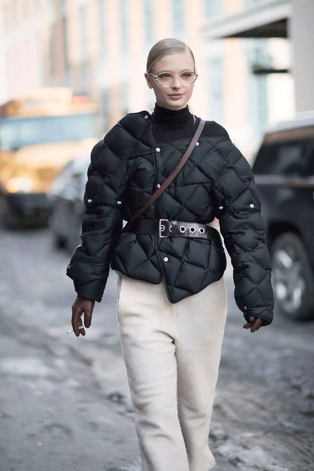 复古菱格双肩包香奈儿,香奈儿大号包包穿搭