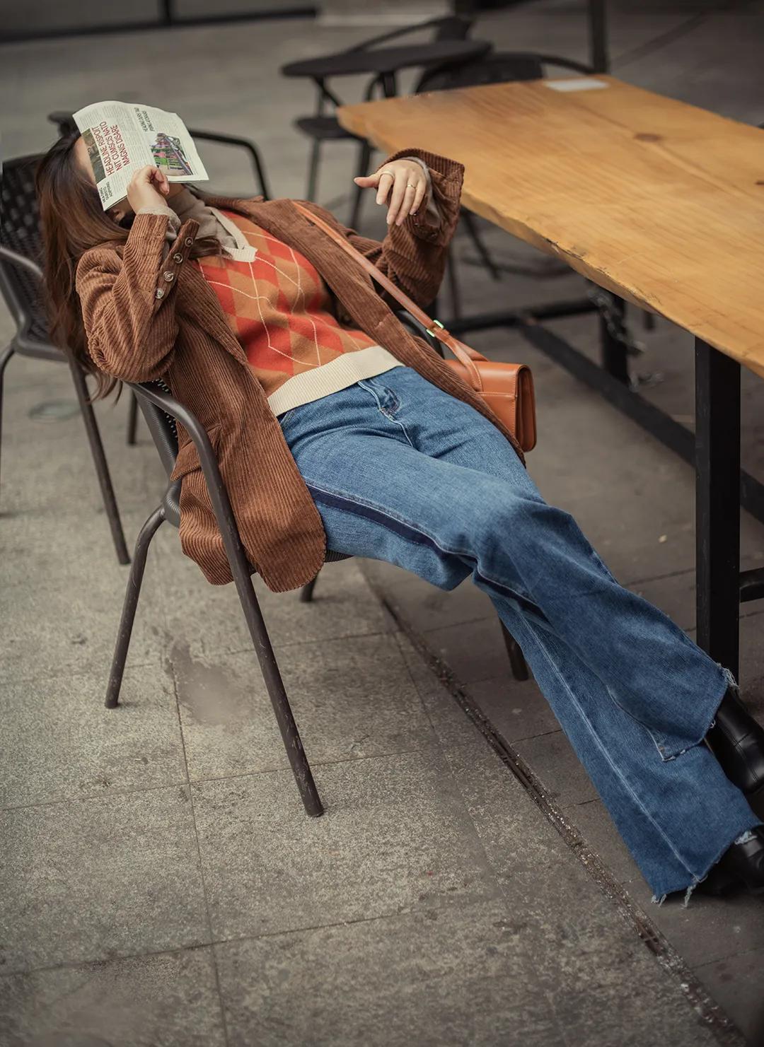 一件万能纯色打底衫,秋冬必备的打底衫