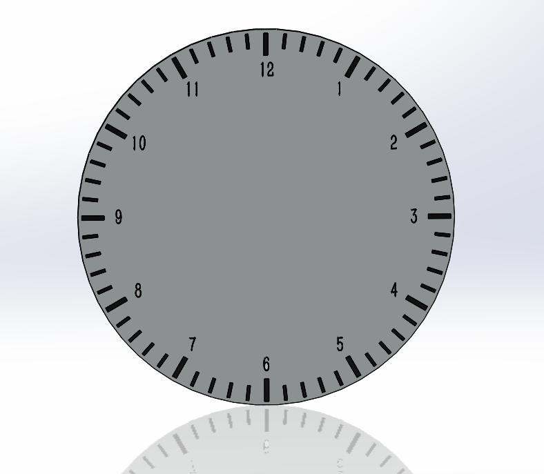 用solidworks数字阵列一个表盘刻度,内含建模视频
