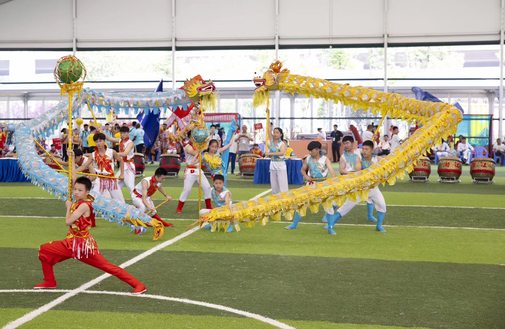 五洲龙狮聚星城中国传统体育国际锦标赛端午开幕