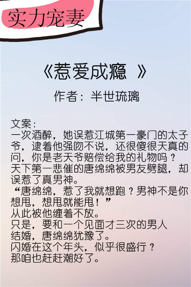 实力宠妻下集,实力宠妻小说