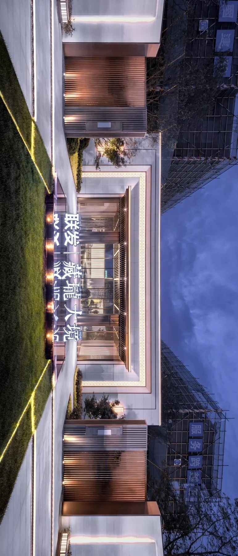 小区大门入口设计二（现代大气简约·新亚洲风格）