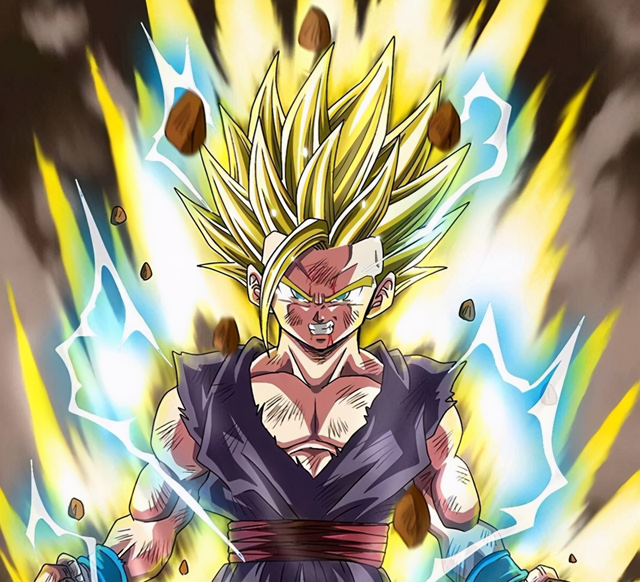 龙珠z贝吉塔和悟空对决,龙珠z魔人布欧悟空和贝吉塔差距