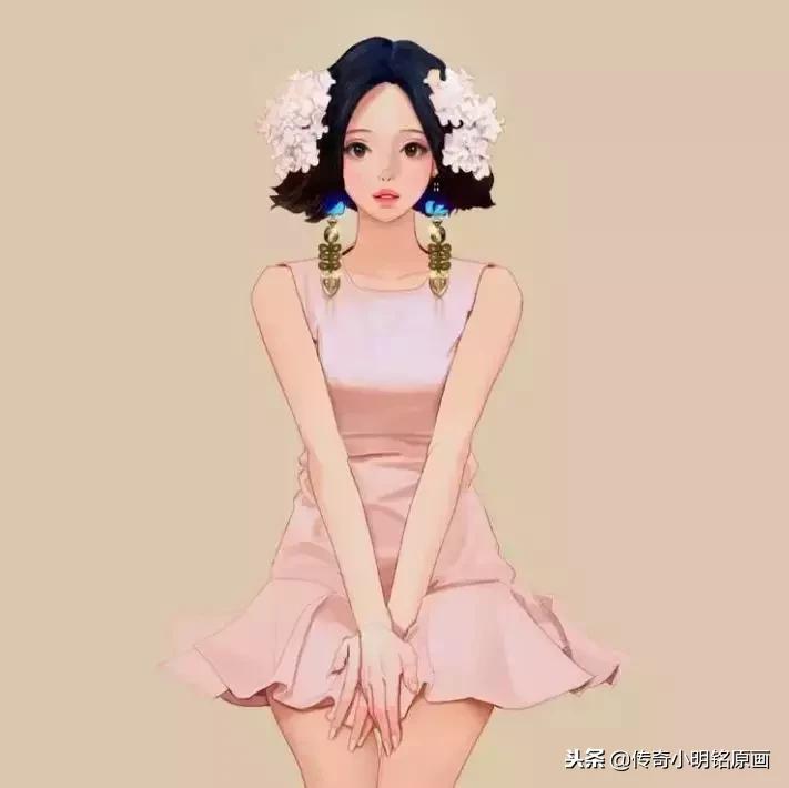 他把恋爱中的姑娘都画成插画，美哭10万宅男！
