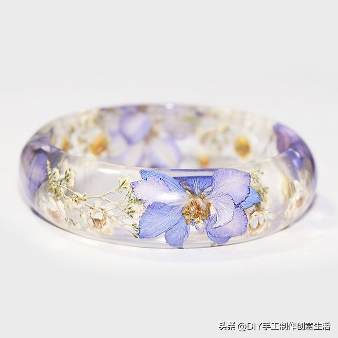 留住春天滴胶手工,怎么用真花做滴胶手工