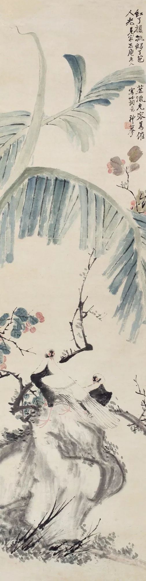 潘天寿花鸟画欣赏 (潘天寿写意人物画欣赏)