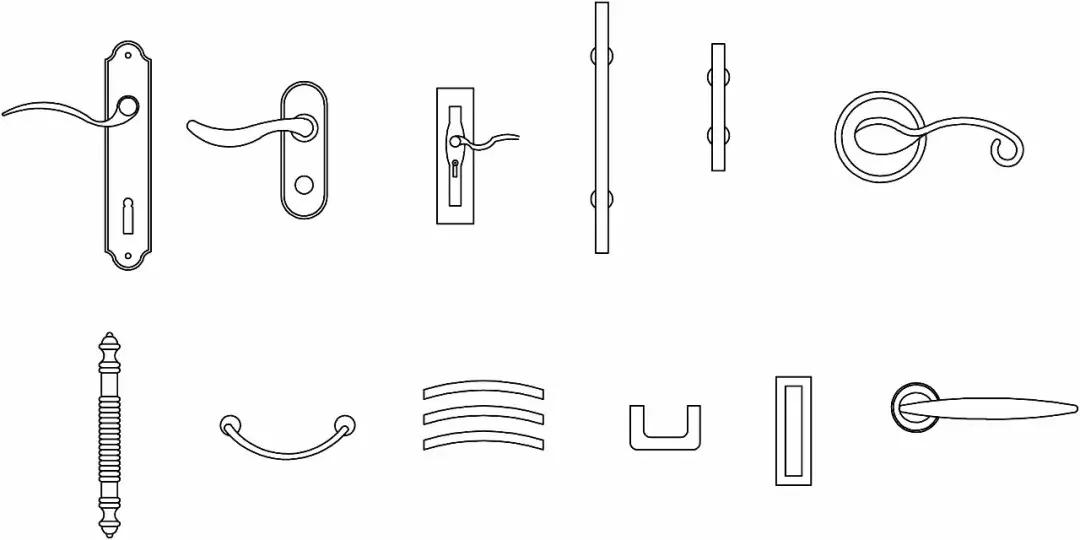 家具配件小五金结构图,定制家具五金配件有哪些