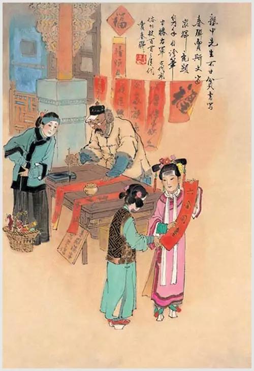 100首诗词100张风俗图太美了,100幅中国古风俗画