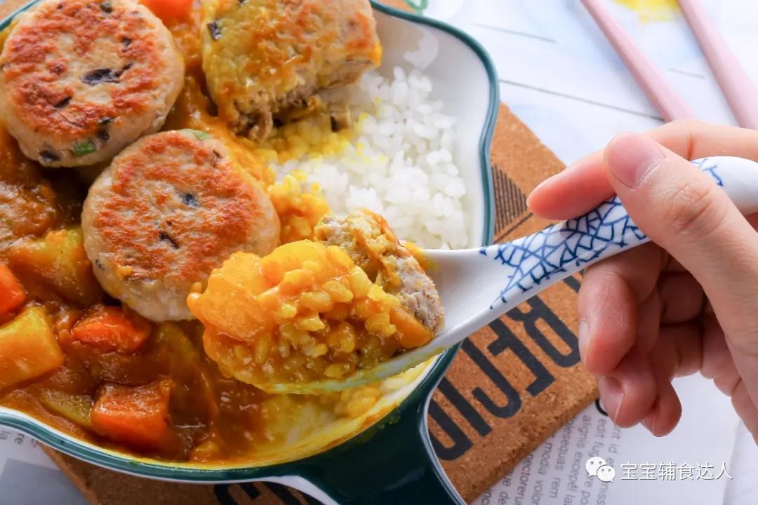 咖喱猪排饭辅食,咖喱猪排饭做法儿童