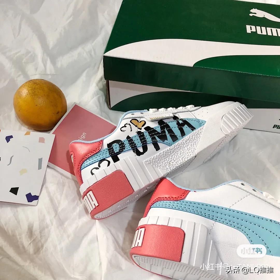 puma彪马黑色彩标t恤,puma彪马红黑白配色