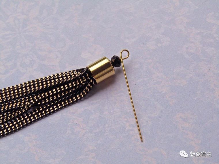 流苏耳环怎么做,流苏耳环做法教学视频