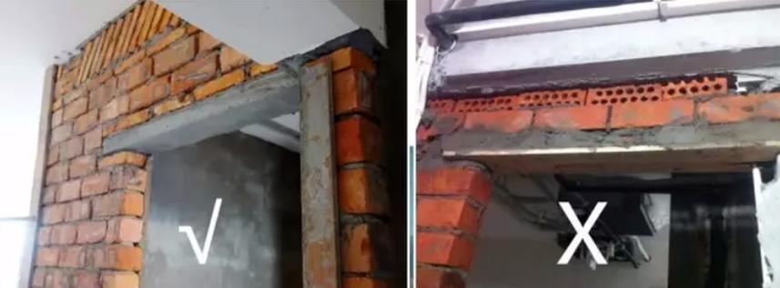 入住后发现墙体有裂缝,有可能砌墙没做好,注意4点不会掉坑