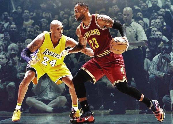 詹姆斯和科比的一场对决,詹姆斯和科比输掉冠军对比