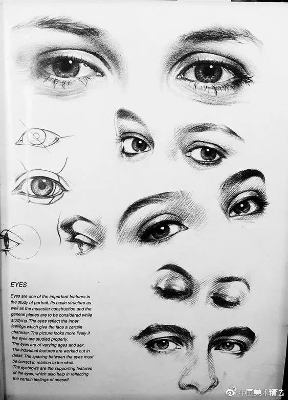 简笔画古风眼睛100种画法,古风眼睛100种画法简单
