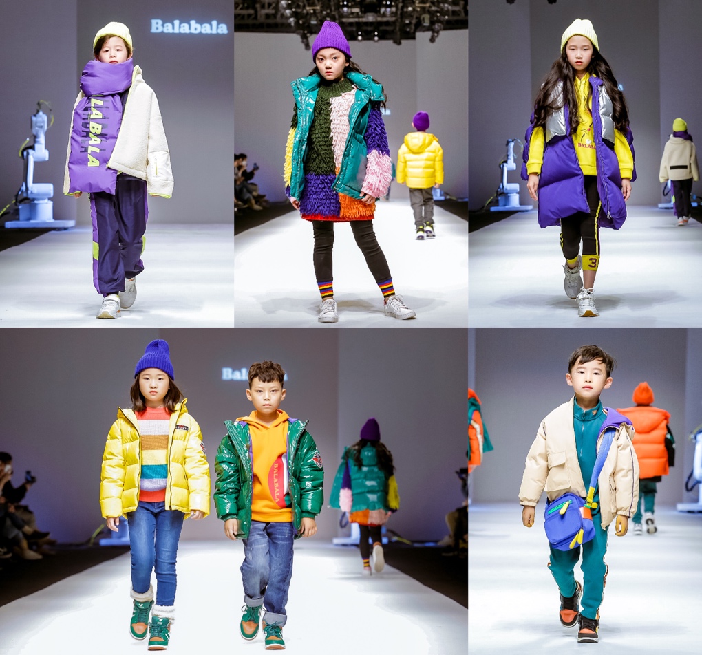巴拉巴拉时装周羽绒,巴拉巴拉上海儿童时装周