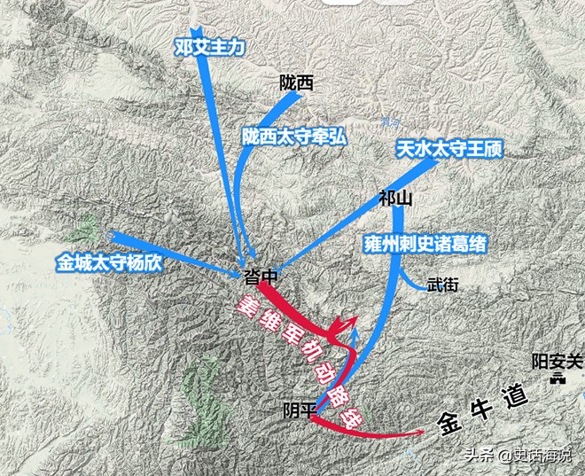 姜维坑杀魏将,姜维屯兵沓中导致灭亡