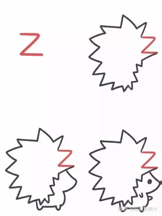 教孩子简笔画从哪入手,画画儿童简笔画9-12岁黑白色