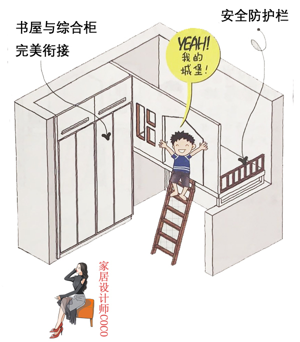 卧室布置一床一衣柜,小平米主卧室多收纳设计方案