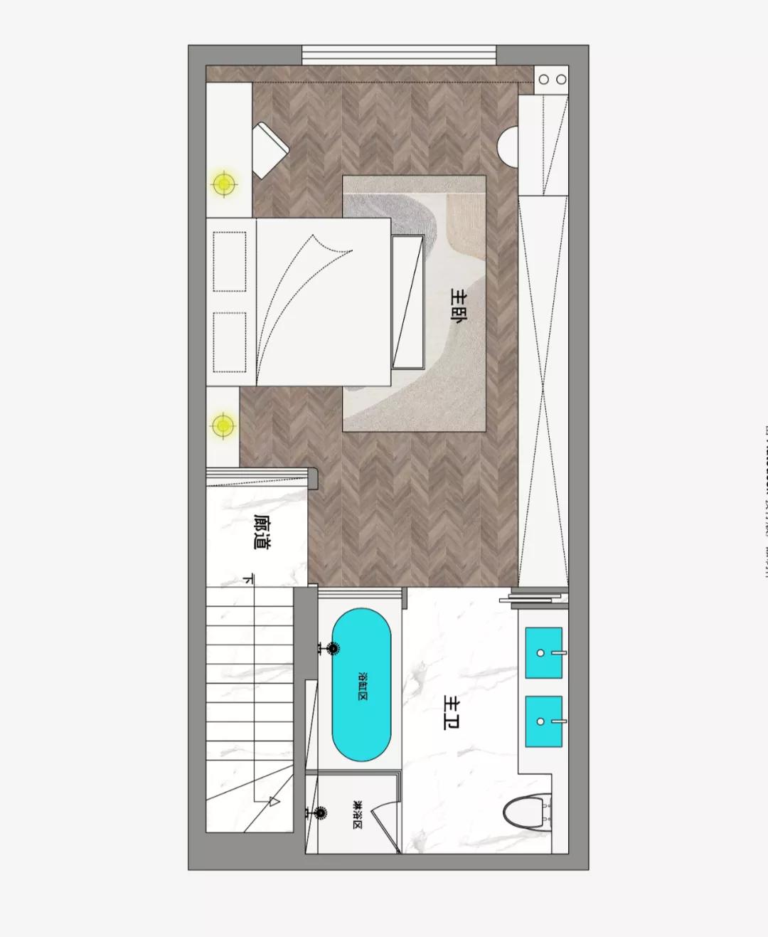 万科5.1米高loft复式设计,万科新著127平精装改造
