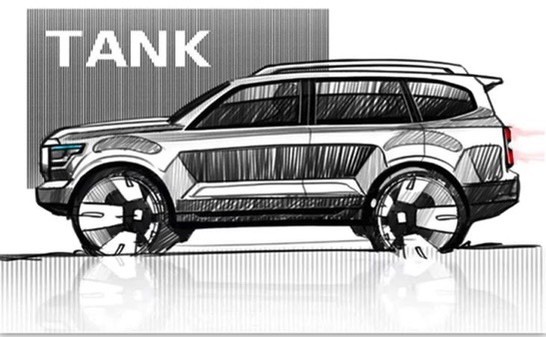 长城首台v6,长城全新坦克平台车