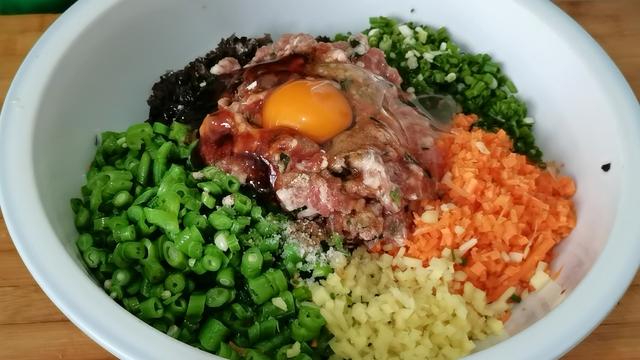 豇豆肉馅饺子怎么调馅好吃,豇豆虾米肉馅饺子