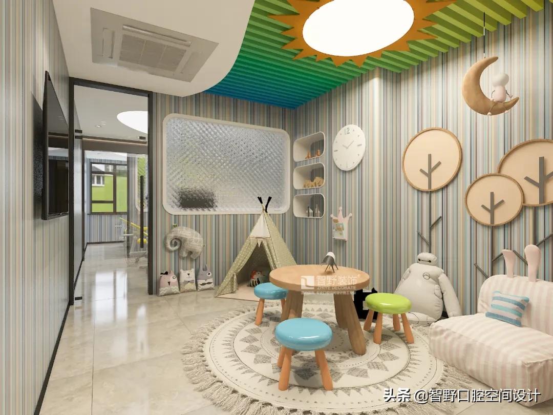 牙科简约装修图实景图,牙科装修效果视频