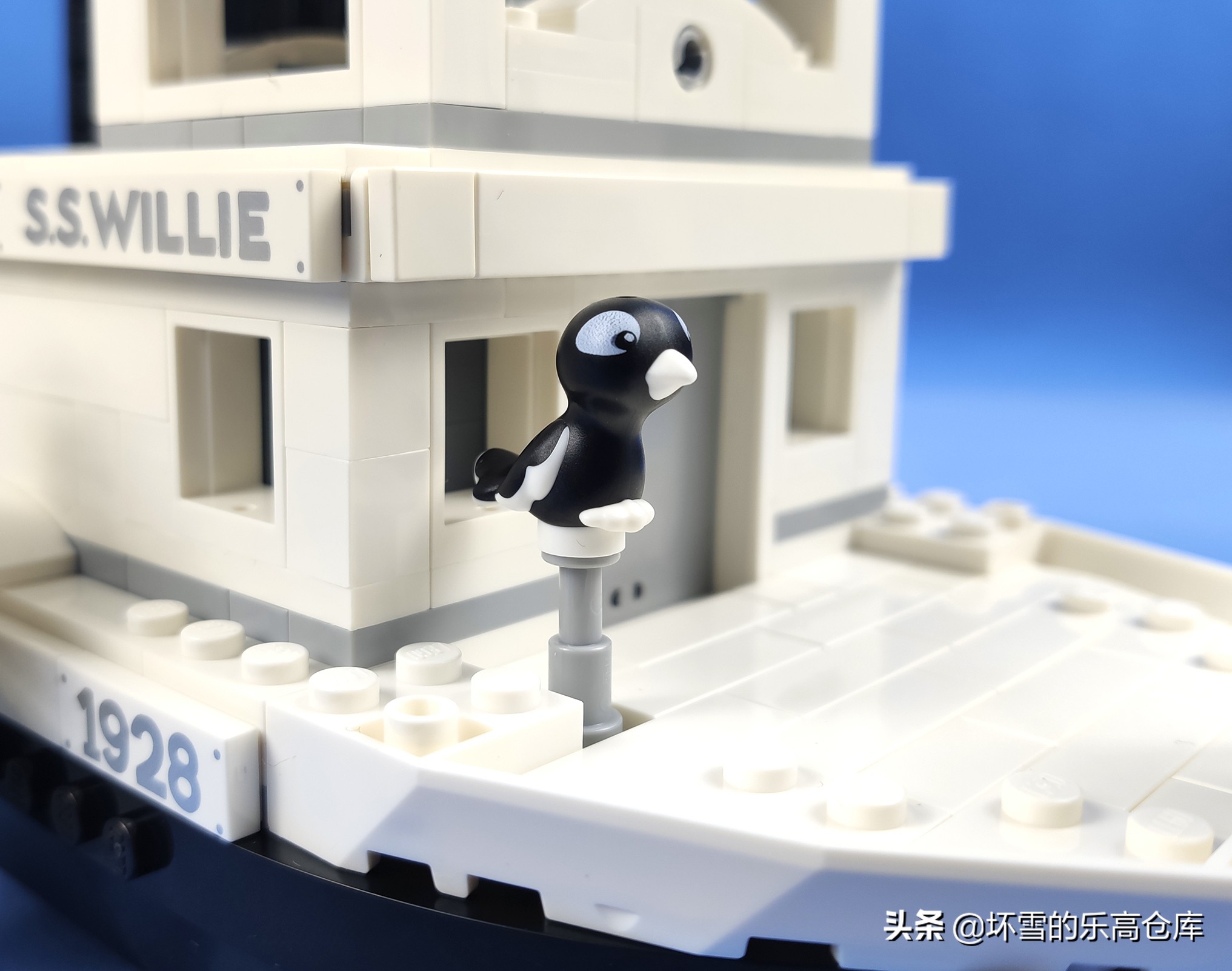 乐高米奇蒸汽船开箱,乐高威利号汽船价格