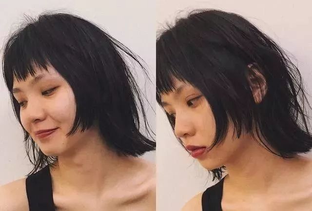 今年流行的短发发型公主切,干净气质的公主切短发