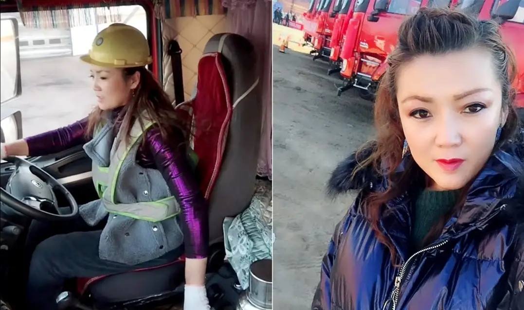 东北女子带娃开重卡替前夫还债,东北女欠款50万开重卡被央视表扬