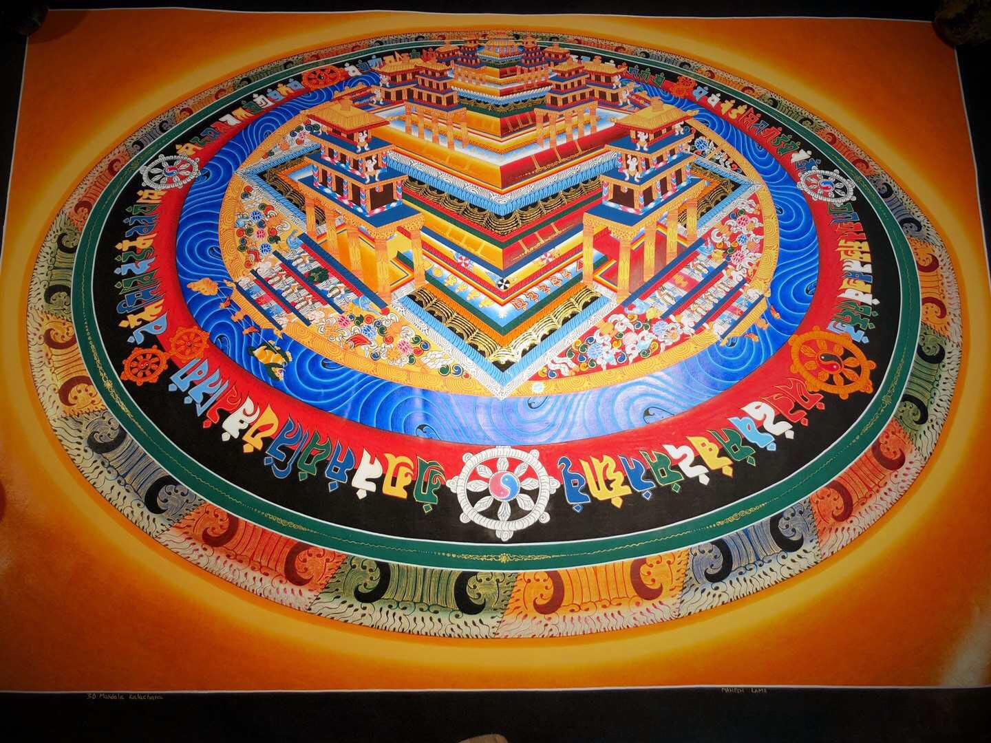 藏传佛教的坛城是什么意思,咒轮和坛城的区别意义