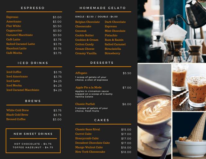 招生三折页设计,富有高级感的三折页设计