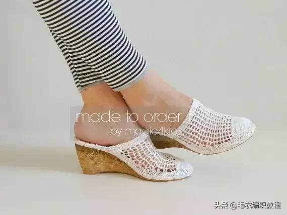 钩男士豆豆凉鞋三道杠视频教程,100种婴儿凉鞋的钩法全过程