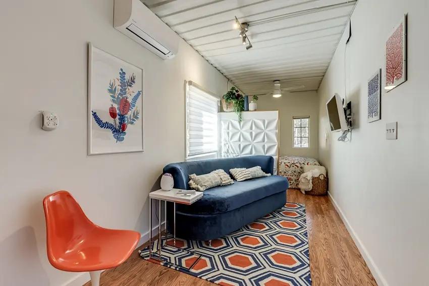 33㎡简约纯白货柜屋！入住美国德州体验树林风光