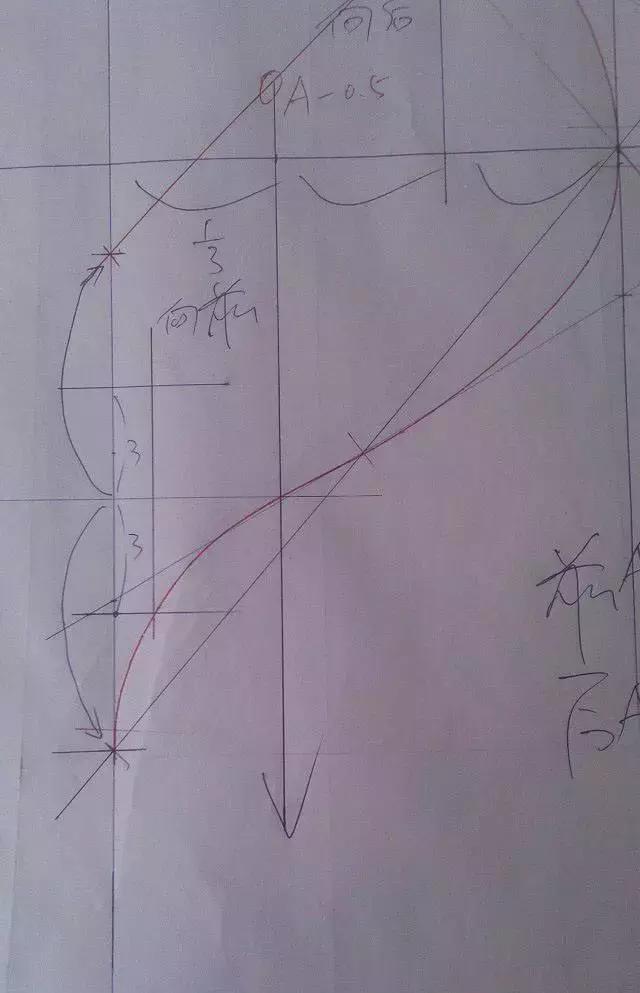 牛仔两片袖的制版方法,两片袖电脑制版制作教程