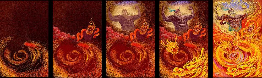 描摹梦境的魔术师，靠画“圈圈”火遍全网