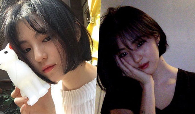 韩素希大卷发,韩素希大波浪红唇