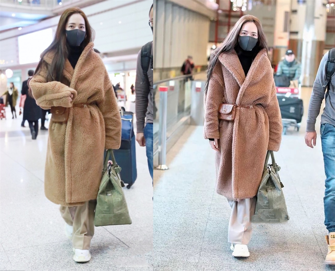 刘雯麦穗鞋,唐嫣刘雯马丁靴搭配图片