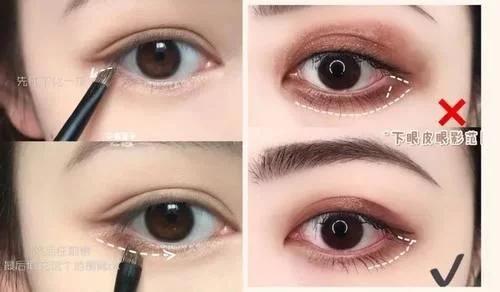 眼妆教程干净高级初学者巨简单,眼妆教程淡眼妆