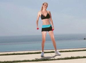 在家跟着练哑铃全身训练教程,一对哑铃练遍全身