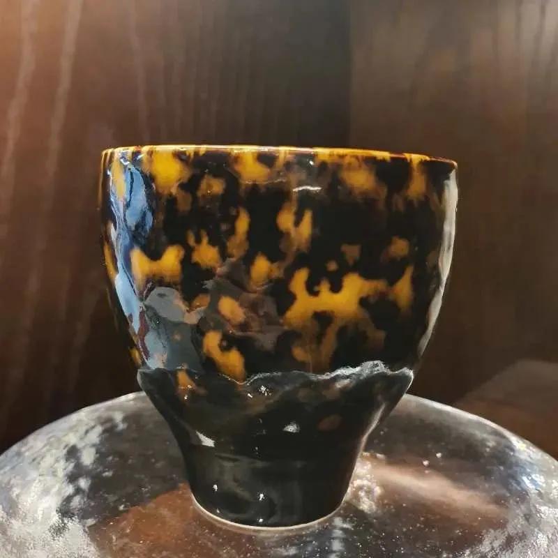 如丝的玳瑁釉,玳瑁釉火焰纹