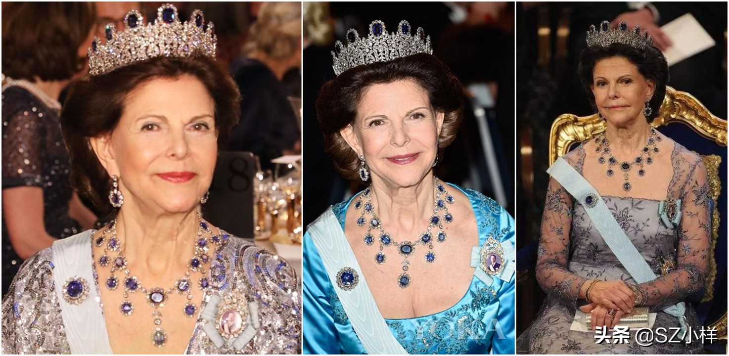 欧洲各国王室珠宝富贵逼人,瑞典王室丹麦王室珠宝