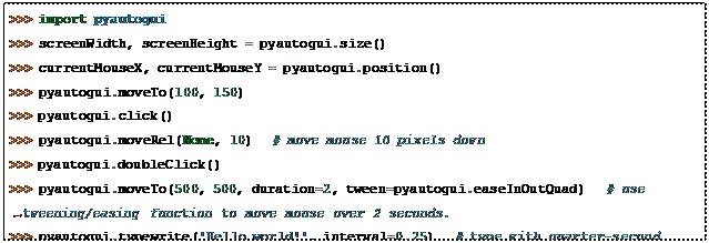 pyautogui库详细教程,pyautogui教程