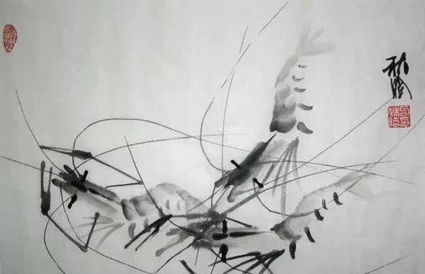 齐白石87岁画的虾背后的故事,齐白石画的虾真的图片及简介