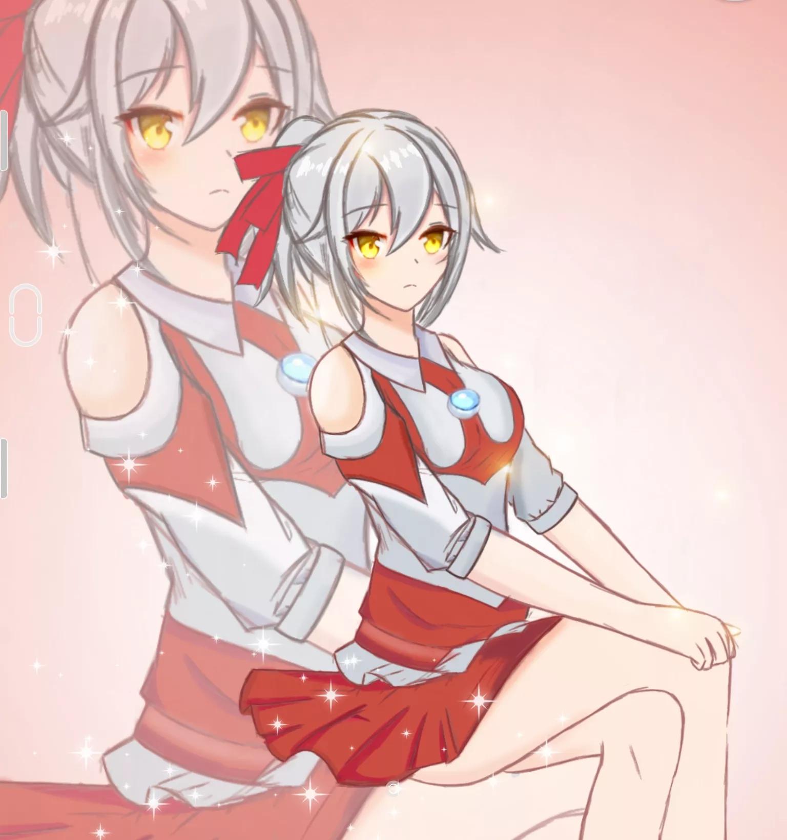 泽塔奥特曼拟人化,奥特曼拟人化变成美女