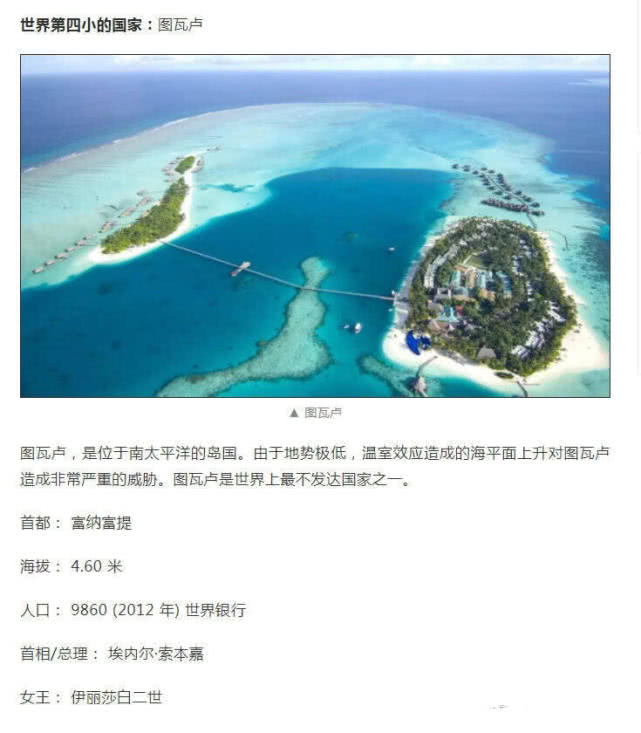 世界最小的国家前十名的都有哪些,世界上最小国家前十名人口